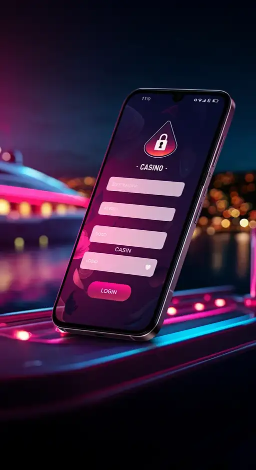 Interface de connexion sécurisée de Twin Casino affichant les champs d'identifiants et l'option de récupération de mot de passe, avec un thème sombre et moderne